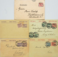 Delcampe - Deutsche Abstimmungsgebiete Oberschlesien Lot Mit Fünf Belegen In Unterschiedlicher Erhaltung - Other & Unclassified