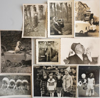 Delcampe - Fotographie SCHNAPPSCHÜSSE Sammlung Im Album Mit Circa 520 Fotos Versch. Formate, U.a. BADEMODEN, EROTIK, BERUFE, Usw. - Autres & Non Classés