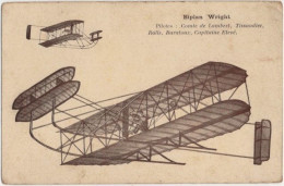 Delcampe - Biplan Wright. Pilotes, Comte De Lambert,... - Altri & Non Classificati