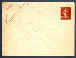 Delcampe - ENTIER POSTAL - 10c SEMEUSE - NEUVE - Buste