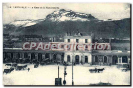 Delcampe - CPA Grenoble La Gare Et Le Moucherotte - Grenoble