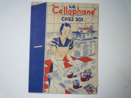 Delcampe - PAT - 4489  Dépliant  PUB  4 Volets  "LA CELLOPHANE"   XXX - Werbung