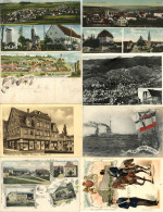 Delcampe - Deutschland, Etwas Ausland U. Motive Partie Von Ca. 600 Ansichtskarten In Vielen Alben, Teils Nette Ware I-II - Other & Unclassified