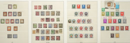 Delcampe - Deutsches Reich Sammlung 1872-1932 Doppelt Gesammelt Ungebraucht/Falz* U. Gestempelt Im Lindner-Vordruck-Album Ab Brusts - Other & Unclassified