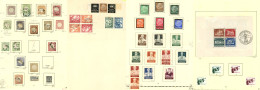 Delcampe - Deutsches Reich Sammlung Ab Kleinem Brustschild Bis 3. Reich Mit Dienstmarken Im Vordruckalbum, Gut Bestückt Mit Vielen - Other & Unclassified