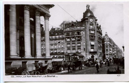 Delcampe - CPA  9 X 14  PARIS   La Rue Réaumur - La Bourse - Altri Monumenti, Edifici