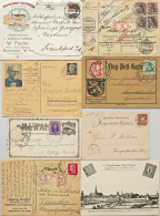 Delcampe - Alle Welt Briefe, Belege, Ganzsachen, Reichhaltiger Bestand In Einer Großen Schachtel, Viel älteres Material, In Untersc - Autres & Non Classés