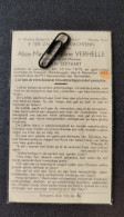 Delcampe - ALICE MARIE  VERHELLE ° LANDEGEM 1879 + EVERGEM (KERKBRUGGE) 1934 / ARTHUR STEYAERT - Devotieprenten