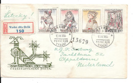 Delcampe - Prague Pour La Hollande 1956 - Briefe U. Dokumente
