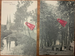 Delcampe - 2 Cartes Oostakker-Lourdes Les Fossés - La Drève - Gent