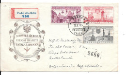 Delcampe - Prague Pour La Hollande 1957 - Briefe U. Dokumente