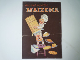 Delcampe - PAT - 4491  PUB  2 Volets  Les Cent Recettes  "MAÏZENA"   XXX - Reclame