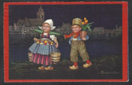 Delcampe - CPA Colombo Enfants Illustrateur Italien Italie Italia Petits Hollandais Circulé - Colombo, E.