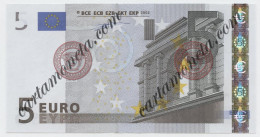 Delcampe - 5 EURO EUROPEAN CENTRAL BANK PORTUGAL FIRST SERIES DUISENBERG U001A1 2002 FDS - Other - Europe