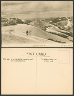 Delcampe - Australia Old Postcard Australian Alps B. Mountains 3 Mountaineers Vic. NSW ACT. - Autres & Non Classés