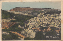 Delcampe - CPA ISRAËL - Safed Et Le Mont Canaan (Safad / Tzfat) - Vue De La Ville - N°1350 - Israel
