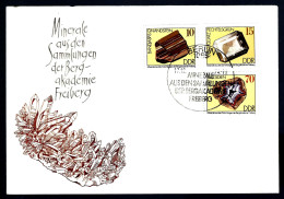 Delcampe - MINÉRAUX - COLLECTION DE LA BERG-AKADEMIE - FRIBOURG - 2 ENVELOPPES - Minéraux