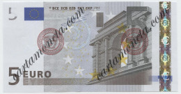 Delcampe - 5 EURO EUROPEAN CENTRAL BANK FINLAND FIRST SERIES TRICHET E010A1 2002 QFDS - Other - Europe