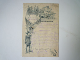 Delcampe - PAT - 4493  ALBAN  :  PROGRAMME De MUSIQUE MILITAIRE   XXX - Documents
