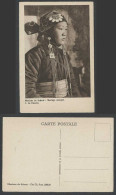 Delcampe - Mongolia China Old Postcard Mongolian Wedding Future Bride Native Woman Costumes - China