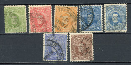 Delcampe - URUGUAY - ARTIGAS - N° Yvert 199+201+203+204+205+206+207 Obli. Dent 11 1/2 - Uruguay