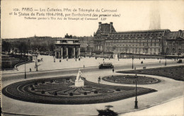 Delcampe - CPA Paris Les Zuileries L'Arc De Triomphe Du Carrousel - Triumphbogen