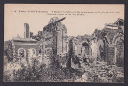 Delcampe - FRANCE, Postcard, Roye, The Civil Hospital, WWI - Roye