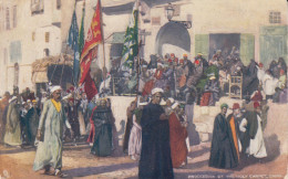 Delcampe - CPA ÉGYPTE - Le Caire : Procession Of The Holy Carpet - Scène Religieuse Animée - Couleur - Caïro