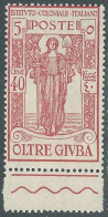 Delcampe - 1926 OLTRE GIUBA PRO ISTITUTO COLONIALE 40 CENT MNH ** - I44-4 - Oltre Giuba