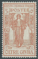 Delcampe - 1926 OLTRE GIUBA PRO ISTITUTO COLONIALE 60 CENT MNH ** - I44-2 - Oltre Giuba