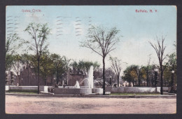 Delcampe - Postcard, United States, Buffalo NY, Gates Circle - Buffalo