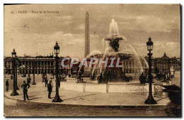 Delcampe - CPA Paris Place De La Concorde - Plätze