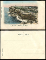 Delcampe - Australia Watson's Bay The Gap Cliff N.S.W. Sydney Old Hand Tinted U.B. Postcard - Autres & Non Classés