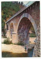 Delcampe - CPSM / CPM 10.5 X 15 Ardèche EMPURANY Alt. 500 M. Le Pont Sur Le Doux Pêcheur à La Ligne - Les Vans