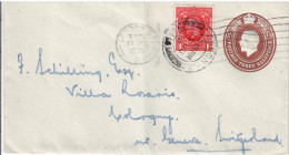 Delcampe - Entier Postal Du 15.6.1935 Pour Cologny (Switzerland) - Luftpost & Aerogramme