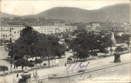 Delcampe - CPA Nice Vue Generale Du Jardin Public - Parks, Gärten