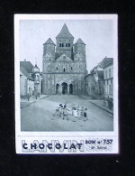 Delcampe - Chromo, Chocolat Lanvin, Gravure Album N° 6 L'Alsace, N° 757, L'Abbaye De Marmoutiers, 67, Bas Rhin - Andere & Zonder Classificatie