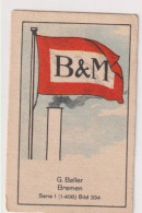 Delcampe - Massary Reedereiflaggen G. Baller  Bremen     Serie 1 #334 - Andere Merken
