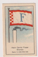 Delcampe - Massary Reedereiflaggen Heinr. Gerhd. Fisser   Bremen     Serie 1 #335 - Andere Merken