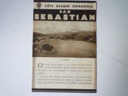 Delcampe - PAT - 4497  SAN SEBASTIAN  :  Brochure  PUB  8 Pages   XXX - Reclame