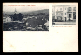 Delcampe - 88 - PROVENCHERES-SUR-FAVE - VUE GENERALE - CAFE HUMBERT - 2 VUES - Provencheres Sur Fave