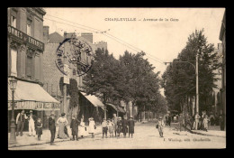 Delcampe - 08 - CHARLEVILLE - AVENUE DE LA GARE - Charleville