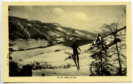 Delcampe - CPSM 9 X 14  Isère  Saut De Ski  Dans Le Vercors (?) - Vercors