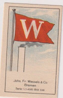 Delcampe - Massary Reedereiflaggen Johs. Fr. Wessels &Co    Bremen     Serie 1 #338 - Andere Merken