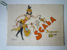 Delcampe - PAT - 4498  " SCALA "  Très Intéressant  PROGRAMME  1902  (16 Pages) XXX - Programma's