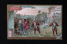 Delcampe - Chromo, Extrait De Viande Liebig, Le Prophéte De Meyerbeer, Acte 1, Scéne V, Le Comte D'Oberthat Refuse...mariage - Liebig