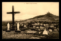 Delcampe - 57 - DABO - VUE GENERALE PRISE DU MONUMENT - PUBLICITE AU VERSO HOTEL BOUR - Dabo
