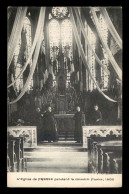 Delcampe - 88 - FRESSE-SUR-MOSELLE - INTERIEUR DE L'EGLISE PENDANT LA MISSION FURIER 1909 - Fresse Sur Moselle
