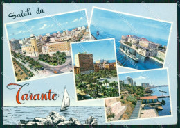 Delcampe - Taranto Città Saluti Da Foto FG Cartolina ZKM8421 - Taranto