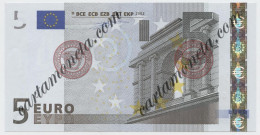 Delcampe - 5 EURO EUROPEAN CENTRAL BANK ITALY FIRST SERIES DUISENBERG J002 2002 FDS-/FDS - Autres & Non Classés